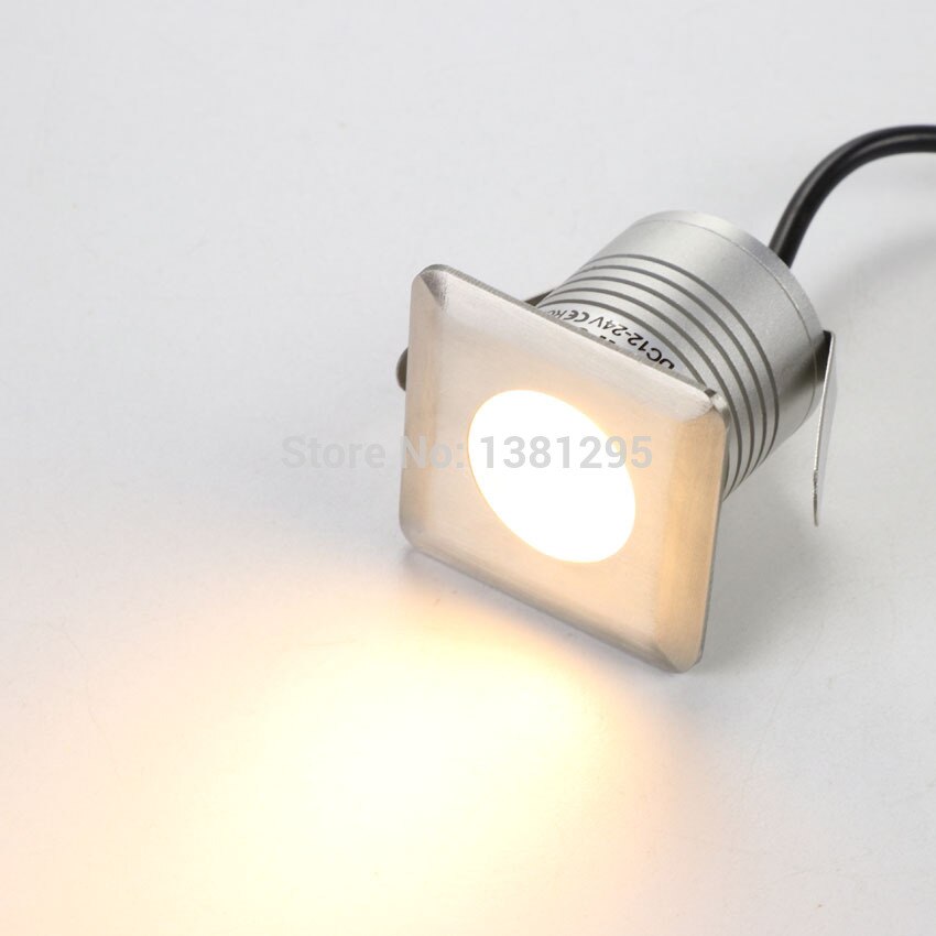 12V IP67 LED Underground Lamp Outdoor Spot Recessed Deck Floor Light Ground Buried Patio Paver Driveway Landscape 3W CREE: No Embeded Part / Cool White 6000K