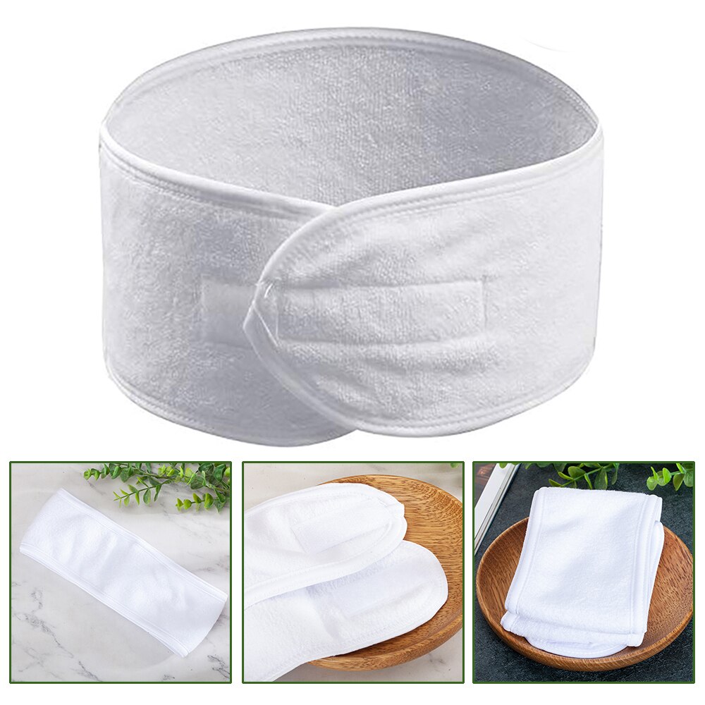 1 uds, maquillaje ajustable para mujeres, cinta suave para el pelo, banda suave para la cabeza, cinta para el cabello para SPA, diadema Facial, accesorios coloridos para el cabello