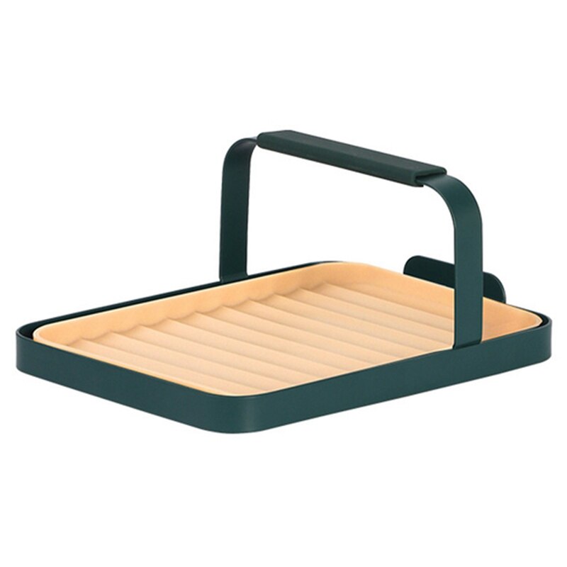 Couverts égouttoir rangement cuillère fourchette porte-baguettes organisateur d&#39;ustensiles de cuisine, rangement de la vaisselle: green