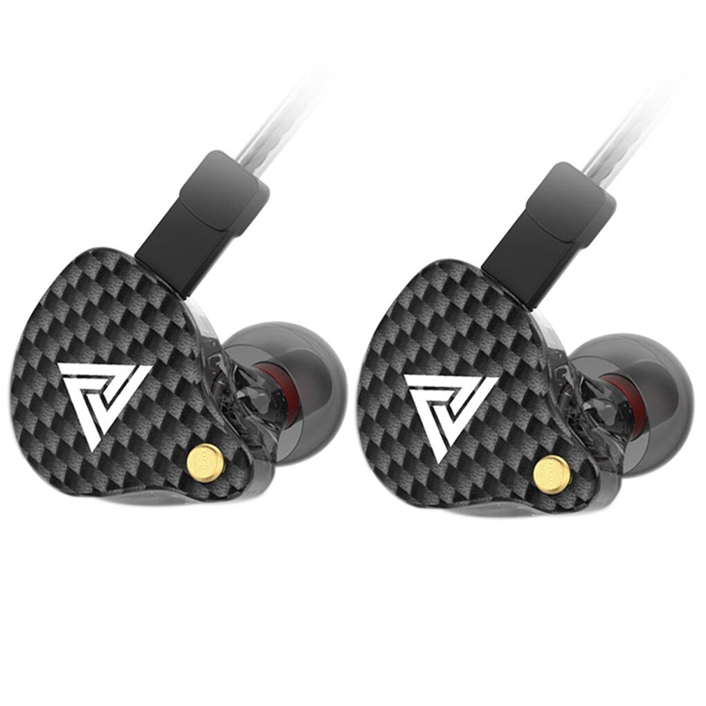QKZ VK4 Earphone 3.5mm Wired Earbuds Sport HIFI Bass Noise Cancelling In Ear Headset Detachable Cable Earphone
