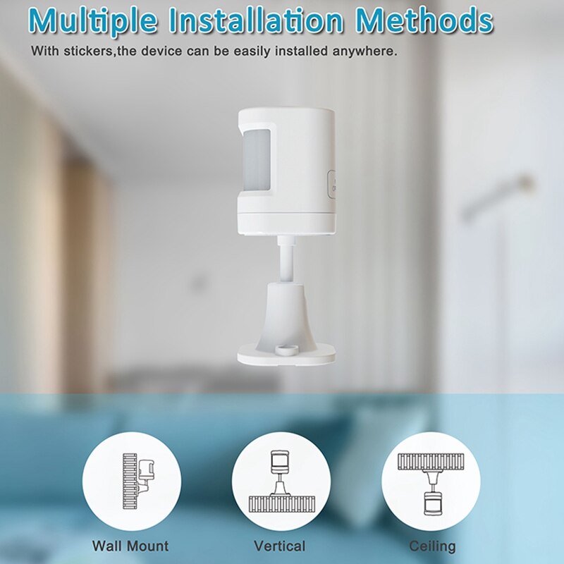 43hz Wireless Human Body Sensor Smart Body Movement ligent PIR Motion Sensor for GSM / 3G / 4G Home Alarm System