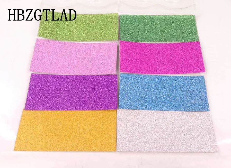 100/200pcs Glitter Background Paper for Sliding Case Packaging Accessories for Eyelash Case Glitter Paper for Lash Packaging Box