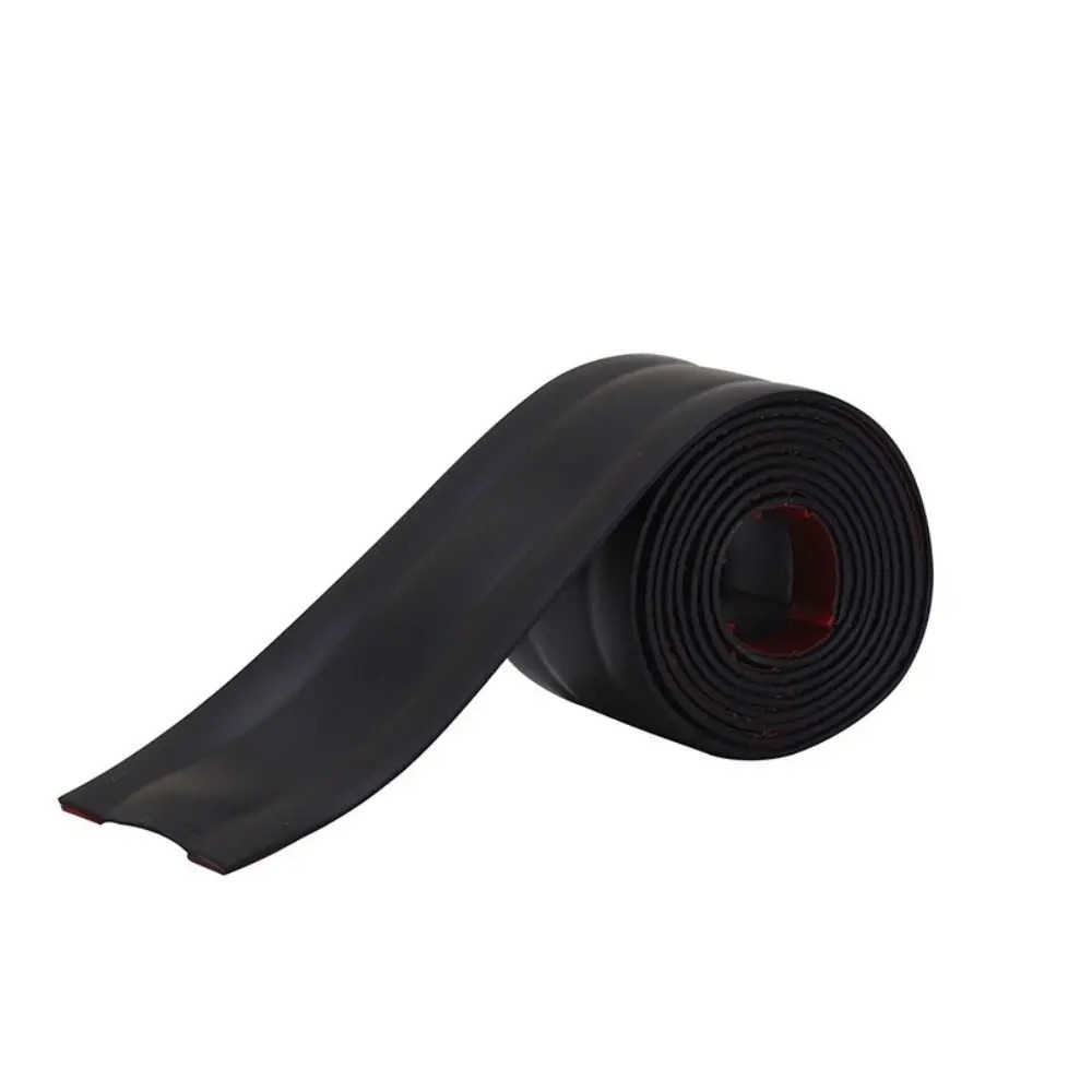 1PC 3M PVC Surface Mounted Self-Adhesive Cable Tray Ground Anti Stepping Cover Decorative Surface Exposed Wire Conduit: black / 6-10 Cells