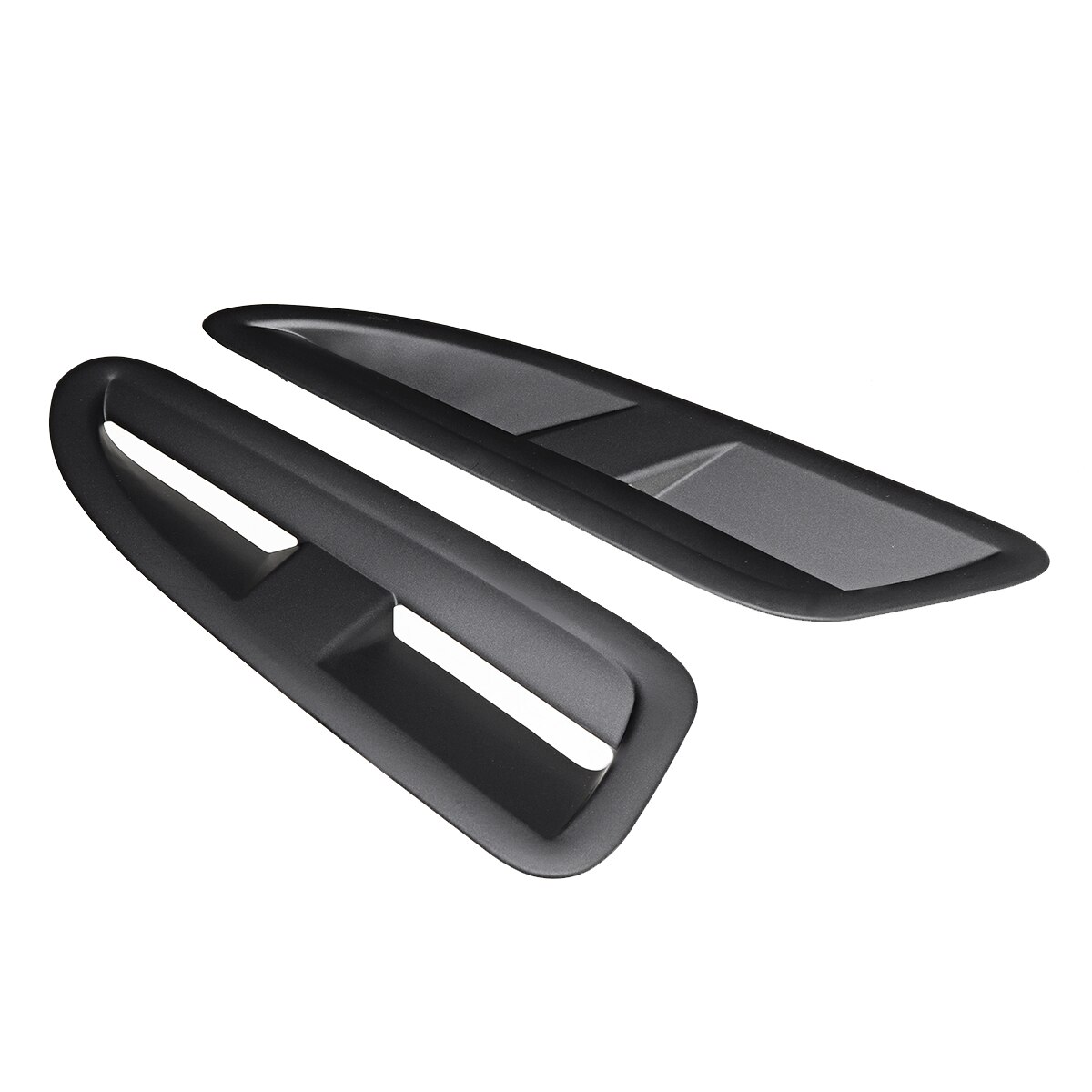 Left+Right XKR Style Universal Car Front Hoods Bonnet Vents Air Outlet Cover Trim For Jaguar XKR XK8 ABS Bonnet Vent Hood Cover