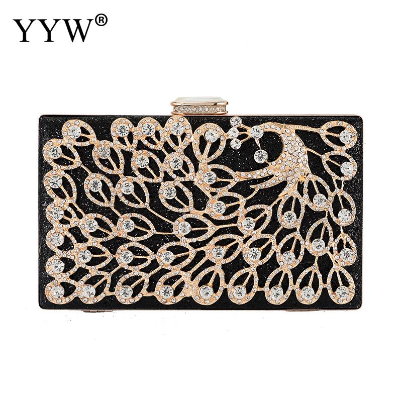 Glitter Strass Avondtasje Voor Wedding Party Luxe Crystal Clutch Purse Bridal Prom Handtas Voor Vrouwen Goud Formele Bloem