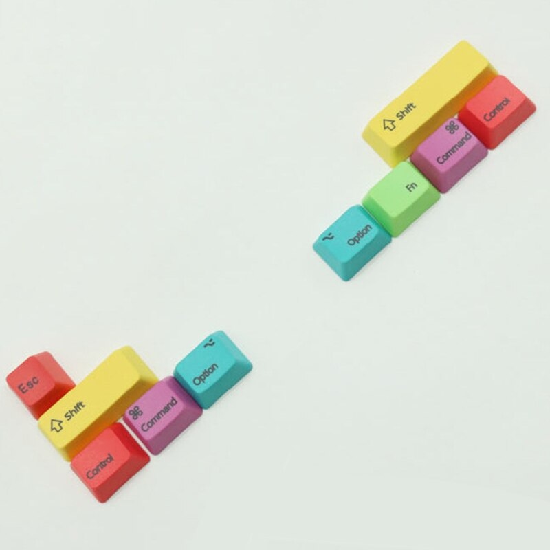 Mac/WIN Mechanical Keyboard Keycaps OEM Profile PBT CMYK Modifiers 10 Key Keycap
