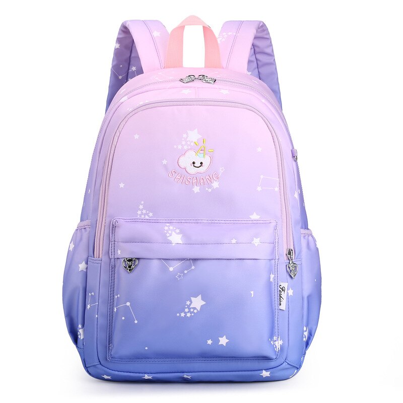 Meisjes Rugzakken Voor School Kinderen Basisschool Boek Bag Kids Schooltas Toevallige Sport Rugzak Knapzak Mochila Escolar: purple