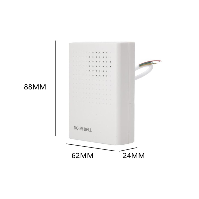 12V Welcome Wired Doorbell Chime For Office Home Security Access Control System Wired Door Bell