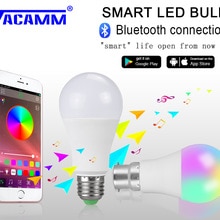 Smart RGBW Bluetooth 4.0 LED Licht E27/B22 15/20W Meerdere Kleuren LED Lamp APP Smart Voice muziek Controle Verlichting Lamp voor Thuis