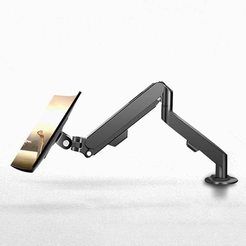 Monitor Stand Gas Spring Monitor Mount Monitor Desk Mount Grommet Mounting Base For Computer Screen Up To 30 Inch