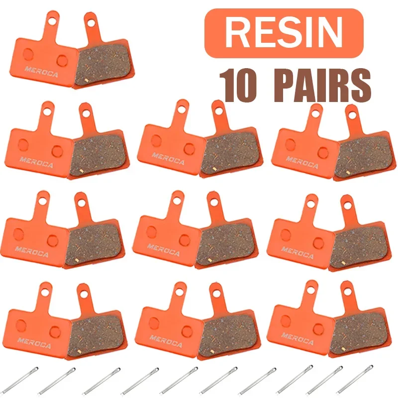 Pastillas de freno de disco semimetálicas de resina para bicicleta de montaña, para Shimano B01S M375 M395 M446 M485 M486 M416 Deore M515 M525: Rosa