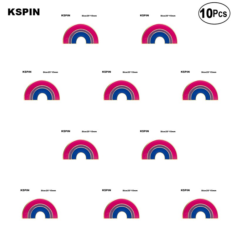 Nonbinary Pride Regenboog Badge Revers Pin Broches... Grandado