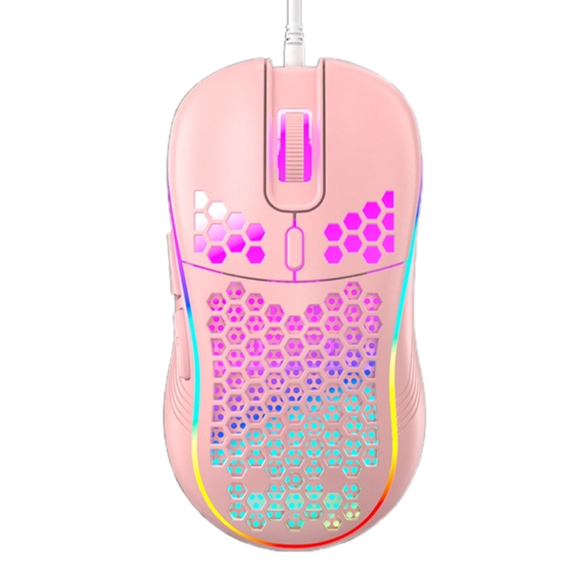 Przewodowa mysz do gier USB Mysz mechaniczna USB Luminous Light Mouse 7200DPI Regulowane optyczne myszy dla graczy do gier komputerowych