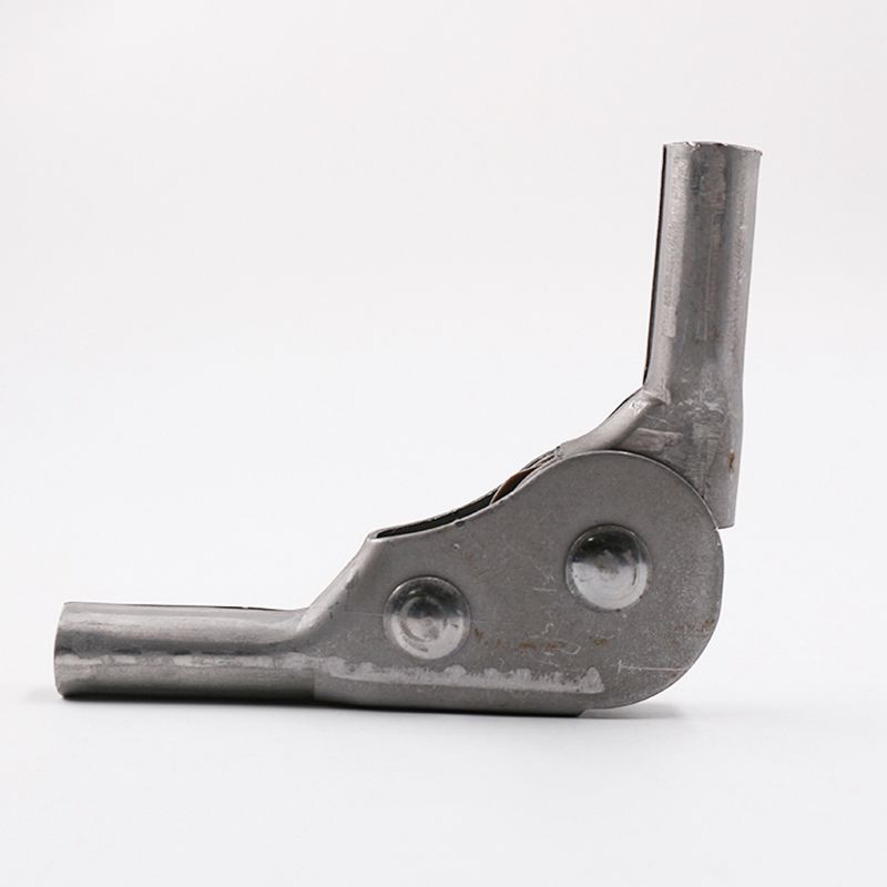Charnière de canapé pliable à cliquet réglable, 3 niveaux, 45 degrés/5 niveaux, 90 degrés/5 niveaux, 180 degrés, 16mm de diamètre, gris Tube