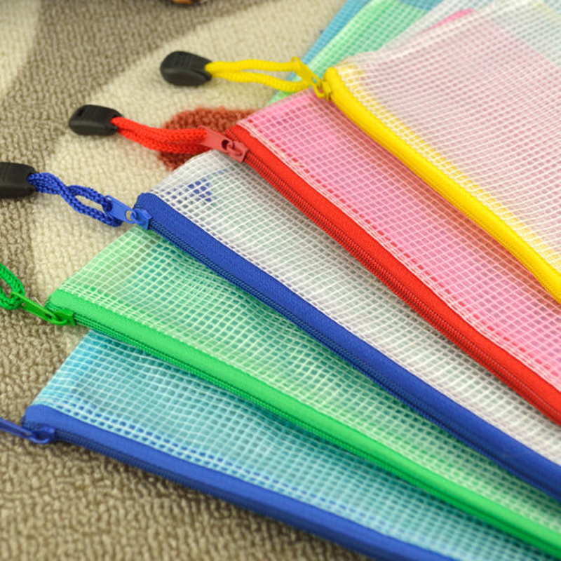 1 stuk waterdichte plastic rits papieren map boek etui etui tas documententas voor kantoorbenodigdheden student