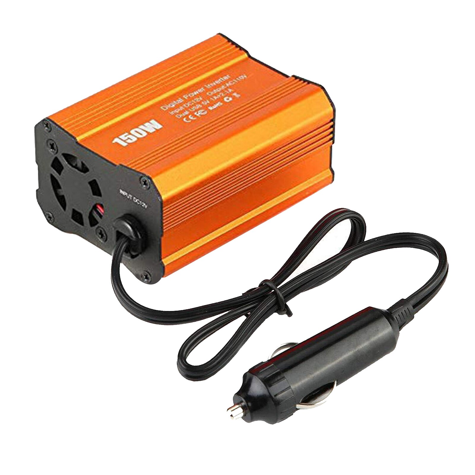 150W Car Power Inverter DC 12v to AC 110v Converter Dual USB Charger Adapter 150W Portable Auto