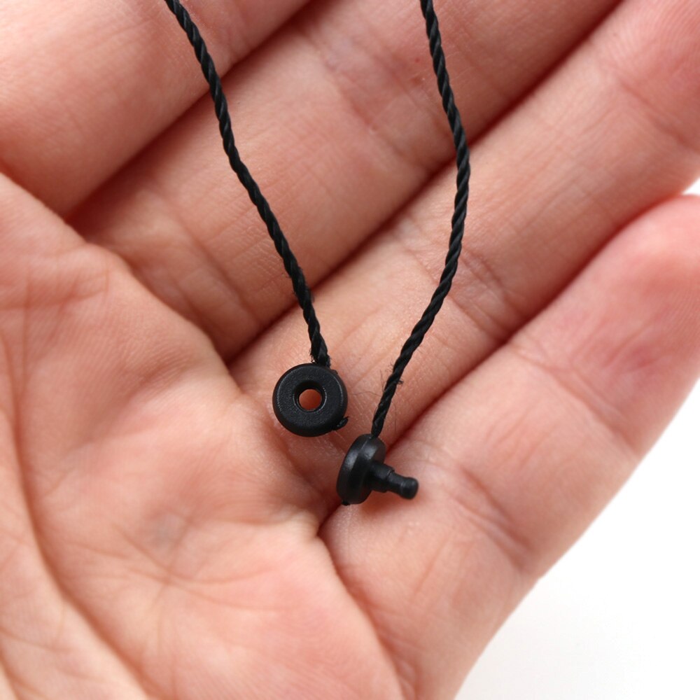100 unids/set medio bala de algodón de ropa de bala etiqueta cuerda cuerdas colgando de la tableta para bolsa de ropa etiqueta tarjetas DIY Ropa Accesorios