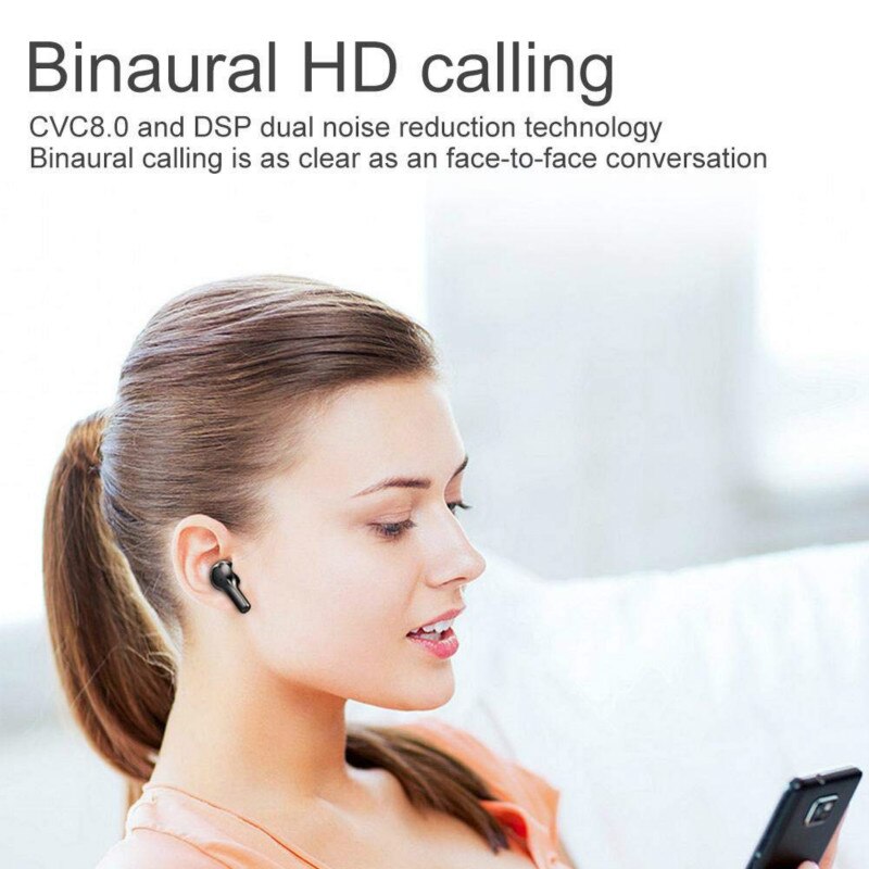 R3 Wireless Earbuds Bluetooth 5.0 Noise Cancellation Earphones In Ear With 2000mAh Charging Case IPX7 Waterproof And Sweatproof