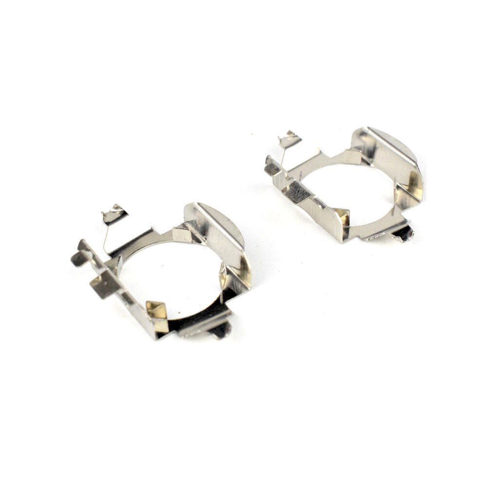 Carro h7 led farol adaptador para mercedes-benz classe e ml350 vw touareg skoda h7 metal retentor clipes base