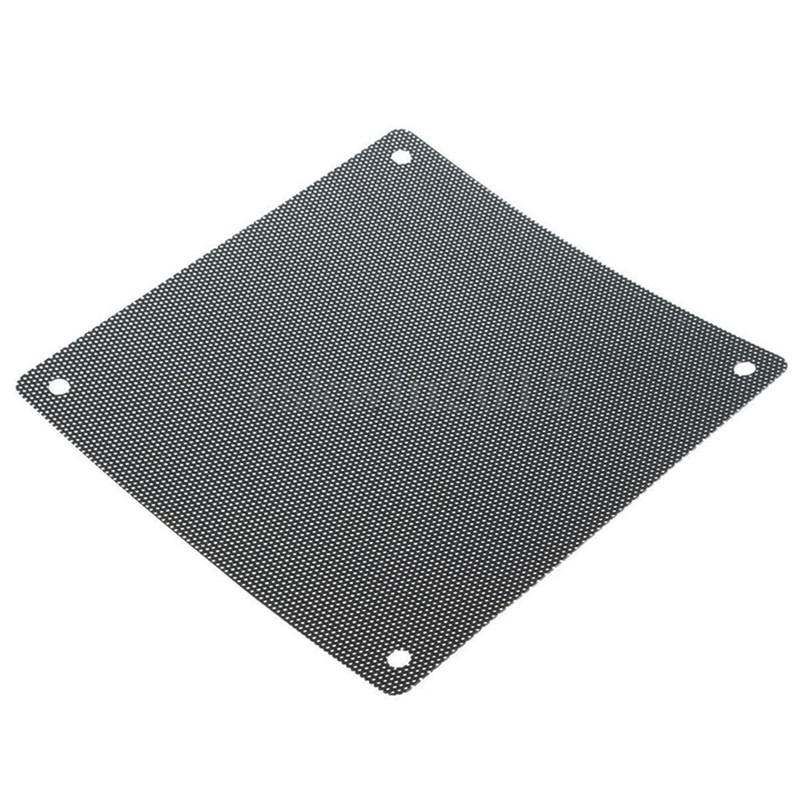 5 Stuks Ventilator Stoffilter 120Mm Snijbaar Zwart Pvc Pc Stofdichte Behuizing Computer Mesh