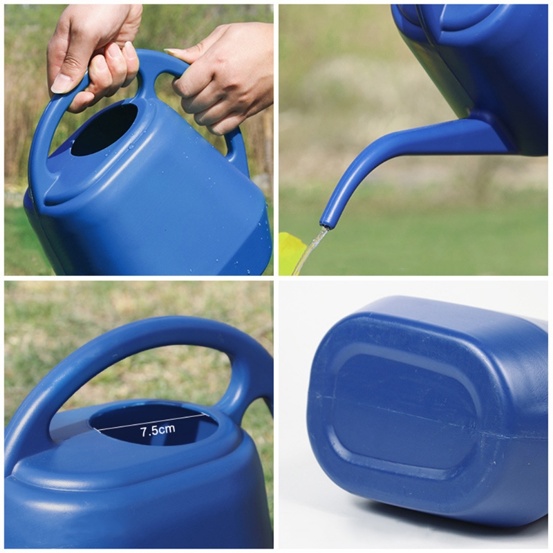 Regadera de gran capacidad de 4L, hervidor de Caño largo para plantas de jardín interior y exterior, bonsái suculento de flores