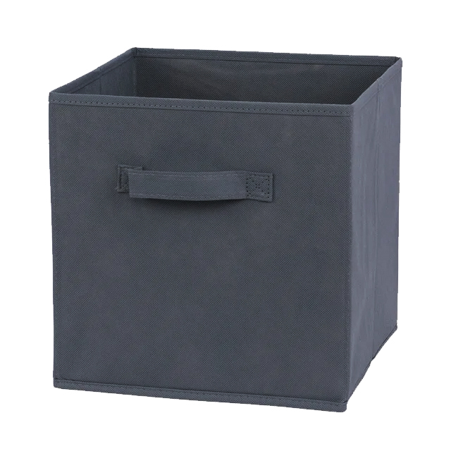 Organisateur de tiroir d'armoire de poubelle de rangement de tissu non tissé, boîte de rangement de vêtements et de sous-vêtements, fournitures pour la maison, stockage de jouets d'enfants: violet