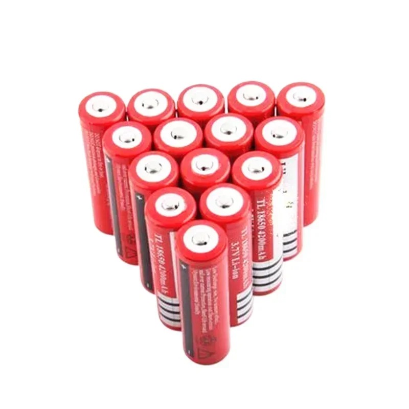 Original 18650 batterie 3,7V 4200mAh wiederaufladbare liion batterie für Led taschenlampe batery litio batterie + USB Ladegerät