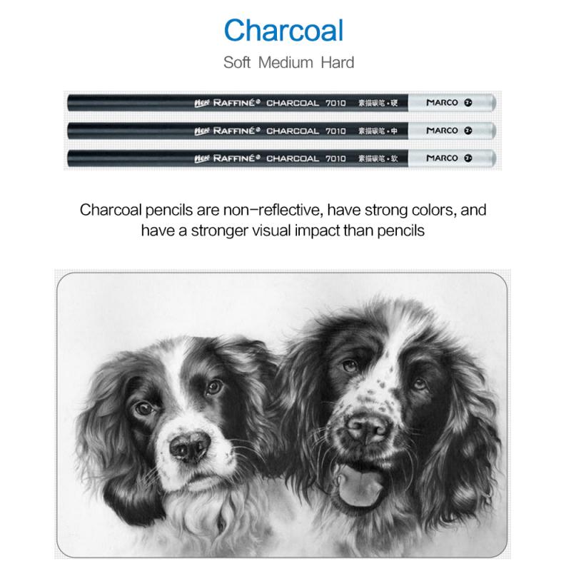 29pcs/set Sketch For Beginners Pencil Sketching Drawing Art Tool Graphite Pencils Sketching Supplies