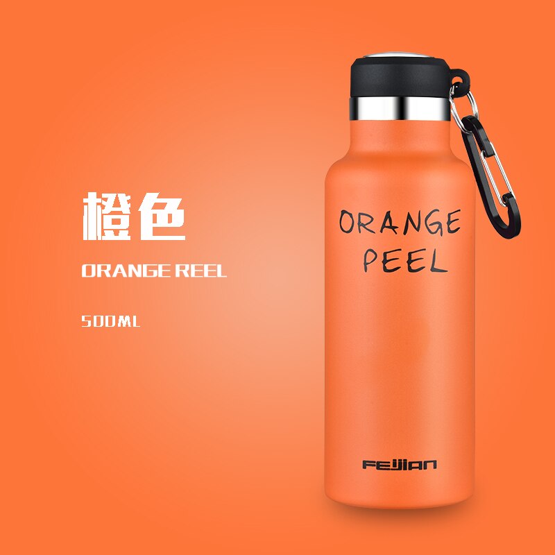 Botella de agua para ciclismo de montaña, con aislamiento térmico, para deportes de bicicleta al aire libre