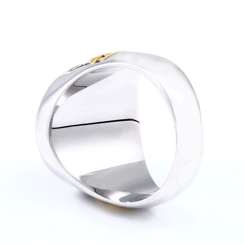 Soldat en acier nordique viking rune anneau en acier inoxydable matériel breloque populaire pour l'europe Skandinaviska bijoux