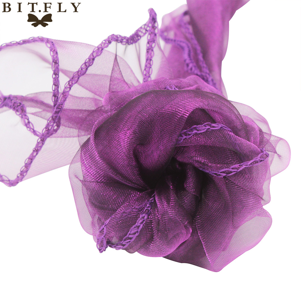 18cm*275cm Wedding and events Organza Chair Sashes Bow chair Covers for Christmas Party Banquet Decorations Home Textiles gold