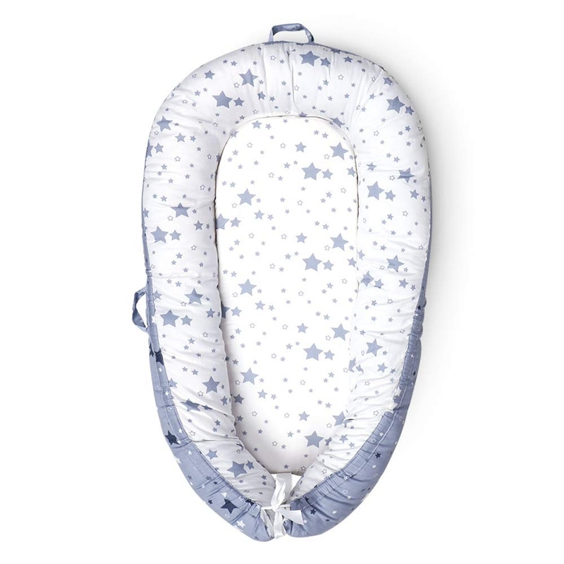 Macardac Baby Lounger For Newborn,100% Cotton Breathable
