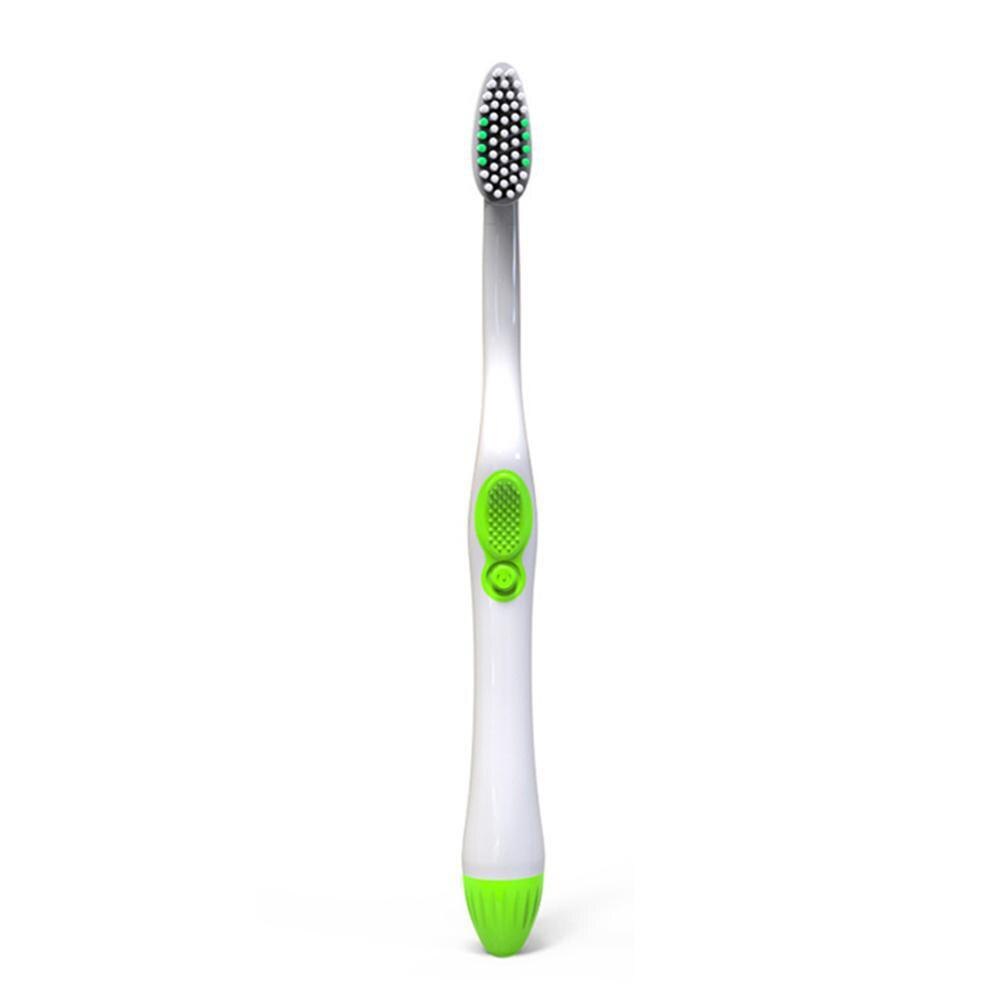 Electric Toothbrush Cross Action Dual Rotation Vibration Adult Rechargeable Waterproof Toothbrush With Soft Brush: blue