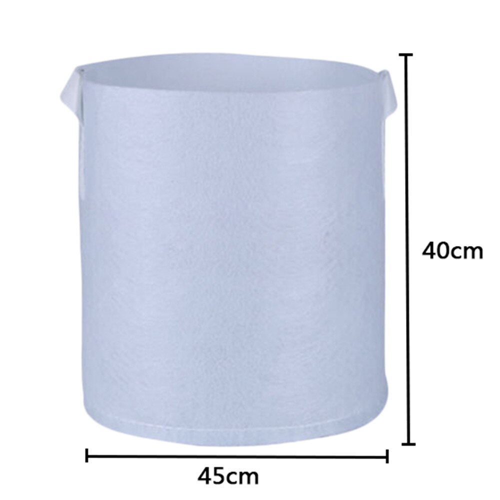 Grow Bags Garden Pots Planters Round Non-woven Fabric Pots Plant Pouch Root Container Grow Bag Aeration Garden Container L4