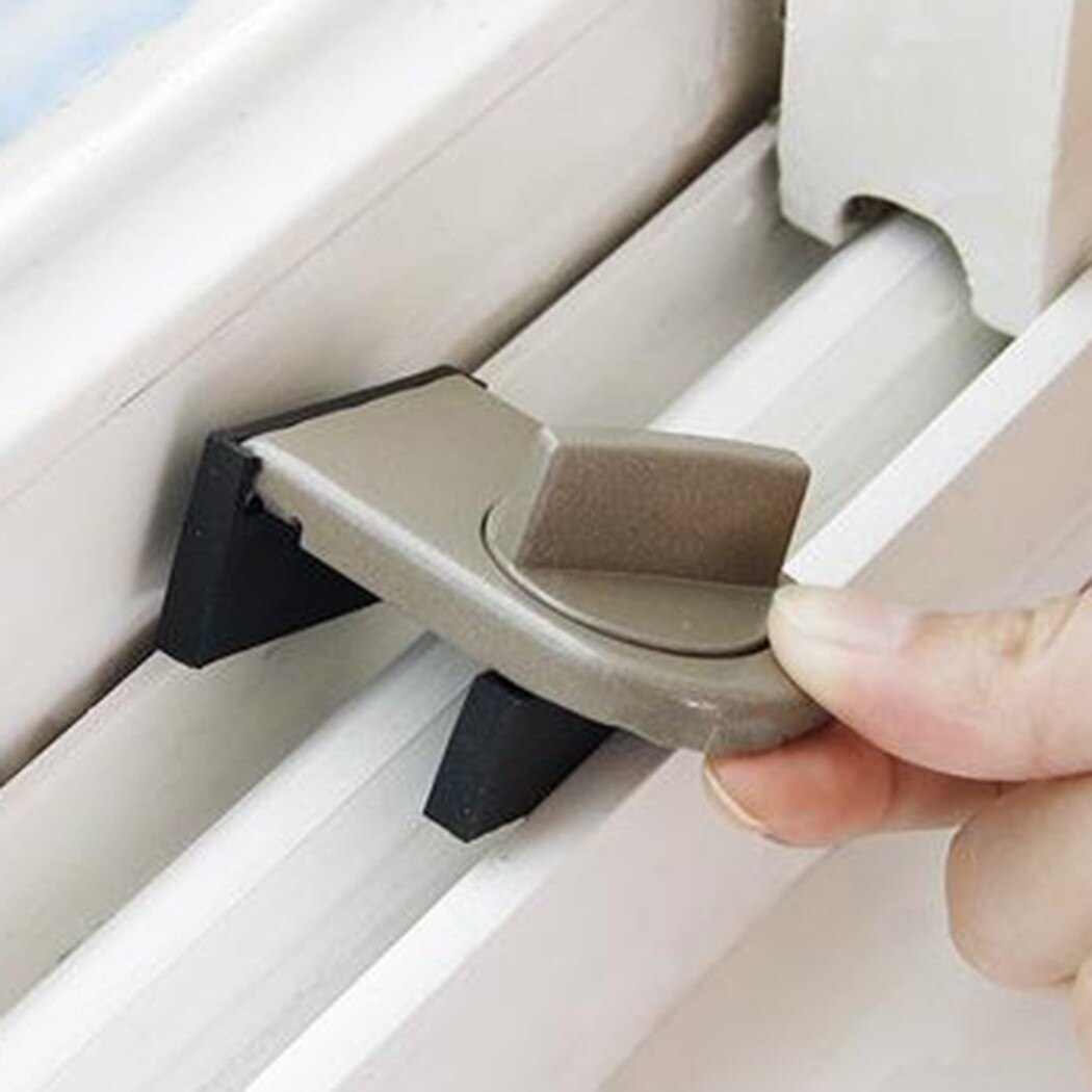 Locks On Windows Adjustable Security Door Latch Mobile Window Insurance Window Lock Accessories 6-3.7*2.3cm