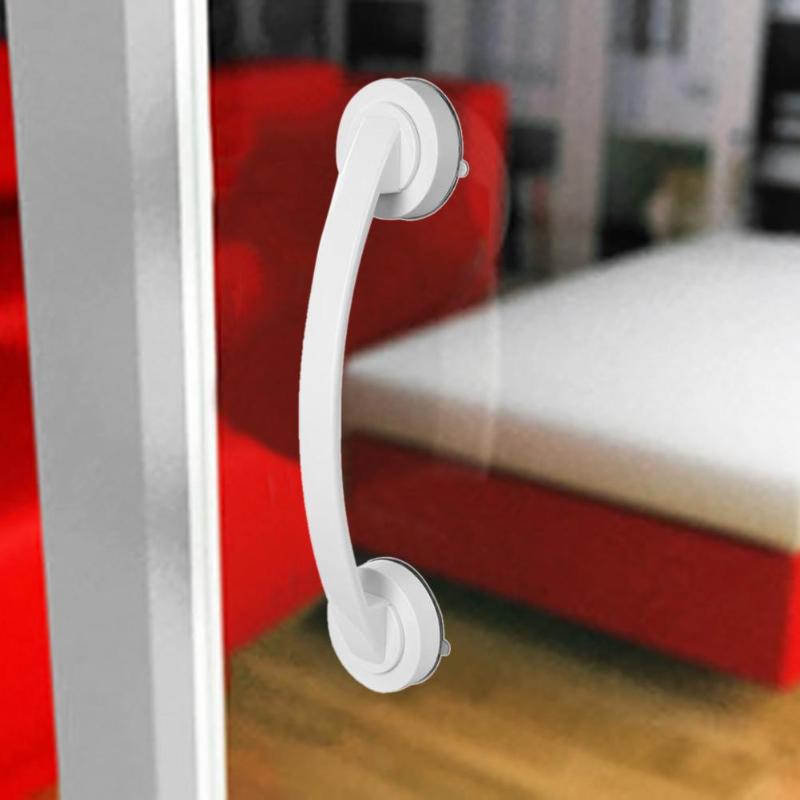 Bathroom Free installation Handrail Suction Cup Glass Door Handle Kids Elder Sucker Hand Grip Home Impovement Anti-slip