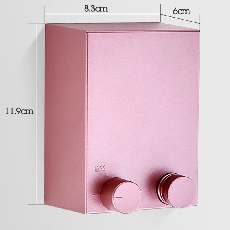 4.2M Double Row Clothesline Wall Mounted Retractable Clothes Dryer Steel Rope Wall Hanger Laundry Dryer Indoor Clothes Line: pink-1