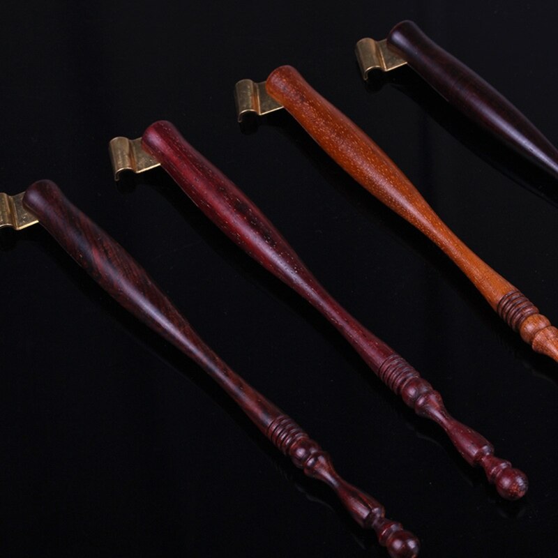Handmade Calligraphy Set of Wooden Dip Pen, Including 5 Nibs and a Mahogany Pen Barrel X3UE