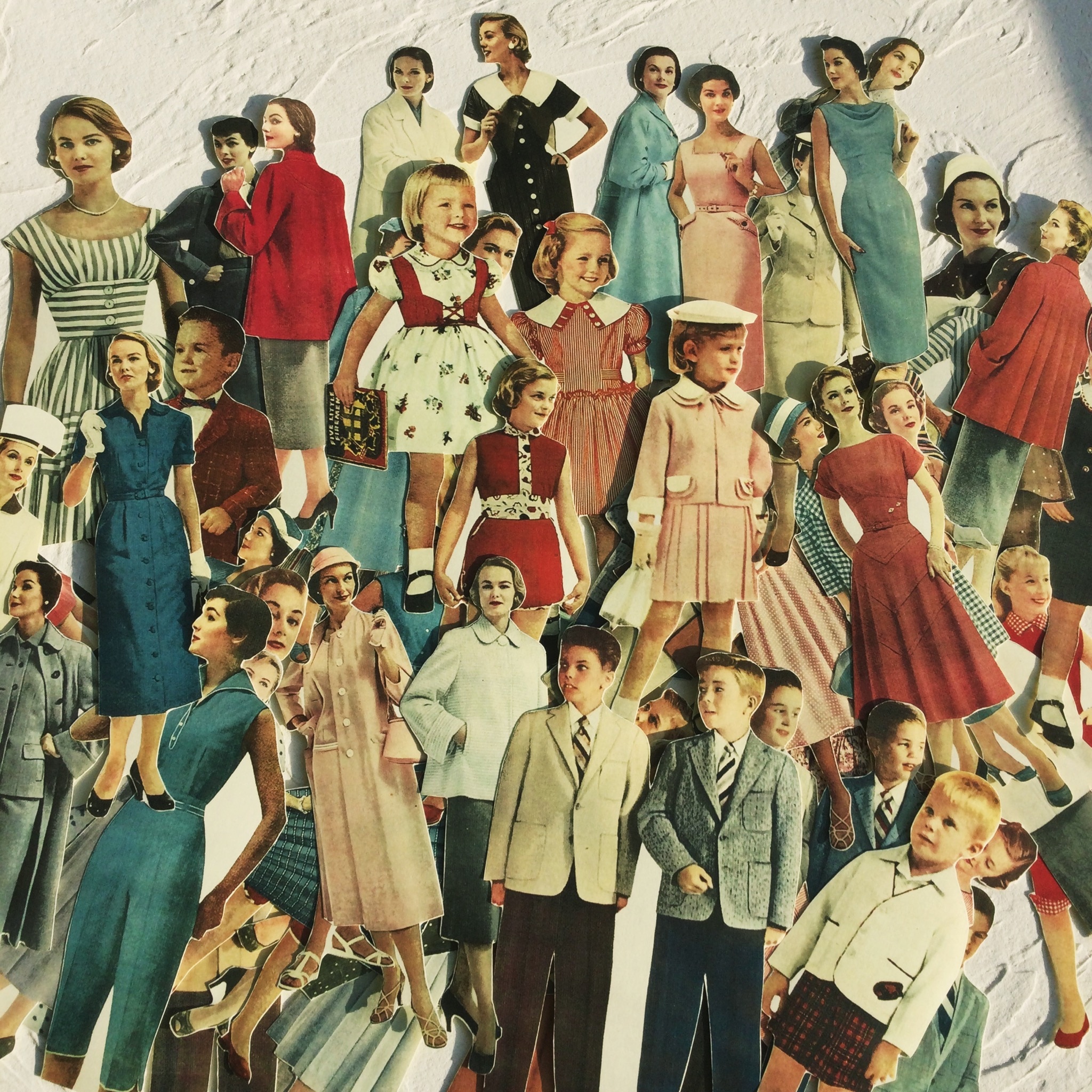 72 stk vintage klær 1950 klistremerker håndverk og scrapbooking klistremerker bok student etikett dekorativt klistremerke barneleker