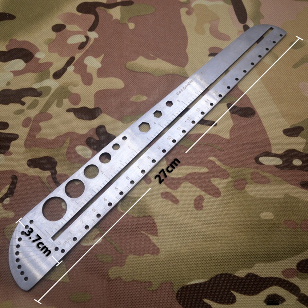 Multifunctional Stainless Steel Angle Protractor Ruler Degree Measuring Tool