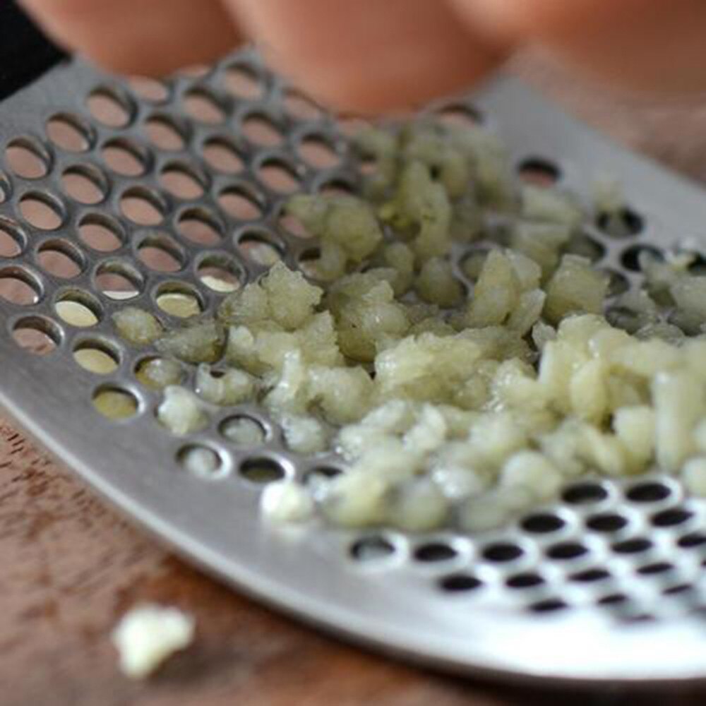 Prensador de ajos de acero inoxidable, triturador exprimidor, picadora, dispositivo de cocina, herramienta de cocina para el hogar