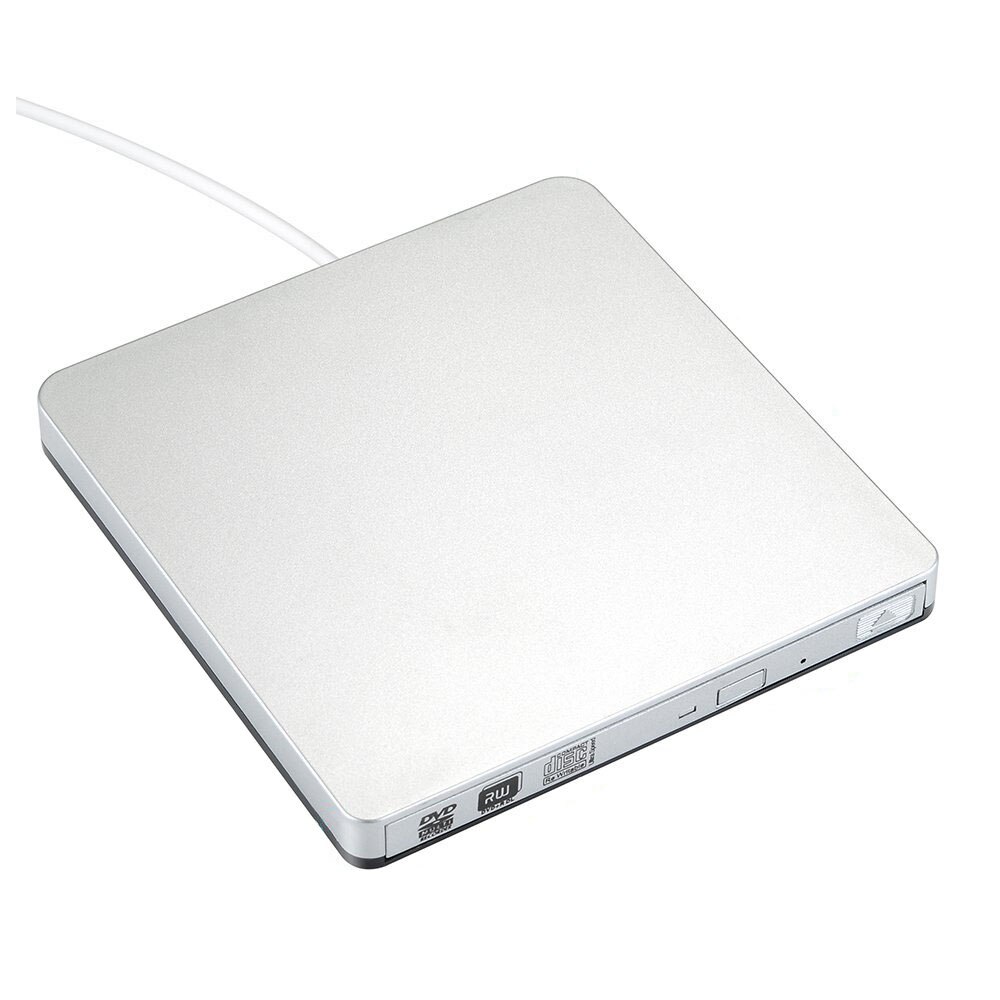 External Slim USB 3.0 DVD Burner DVD-RW VCD CD RW Drive Burner Drive Superdrive Portable for Apple Mac MacBook Pro Air iMAC PC