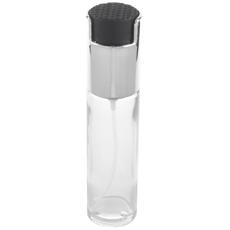 2PCS/Set Glass Oil Spray Bottle Pump Kitchen Olive Oil Sprayer Stainless Steel Oil Pot Bottle Oil Dispenser Gadget Cooking T