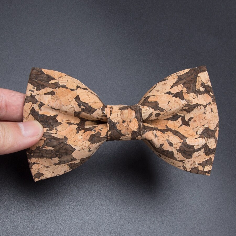 Kurk Hout Mode Strikjes Mens Novelty Handgemaakte Massief Das voor Mens Wedding Party Man Accessoires Mannen Bowtie