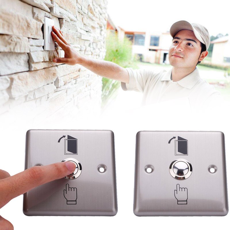 Doorbell button Switch Security DC36V Home & Living Button Stainless Steel lock lock opener access control keypad access control
