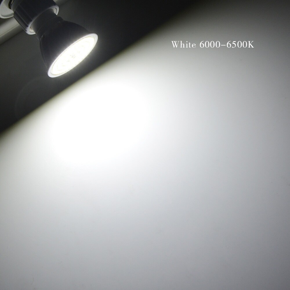 1Pcs LED Spotlight Bulb GU10 MR16 E27 5W 7W 9W LED Bulb lamp 220V 48LED 60LED 80LED Kitchen Corridor Stairs Balcony lighting: White / MR16 5W 48LEDs