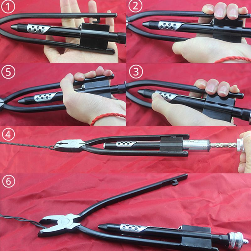 6 Inch Wire Twisting Tang Lock Twist Twister Met Een Lente Terugkeer Zware Kaken