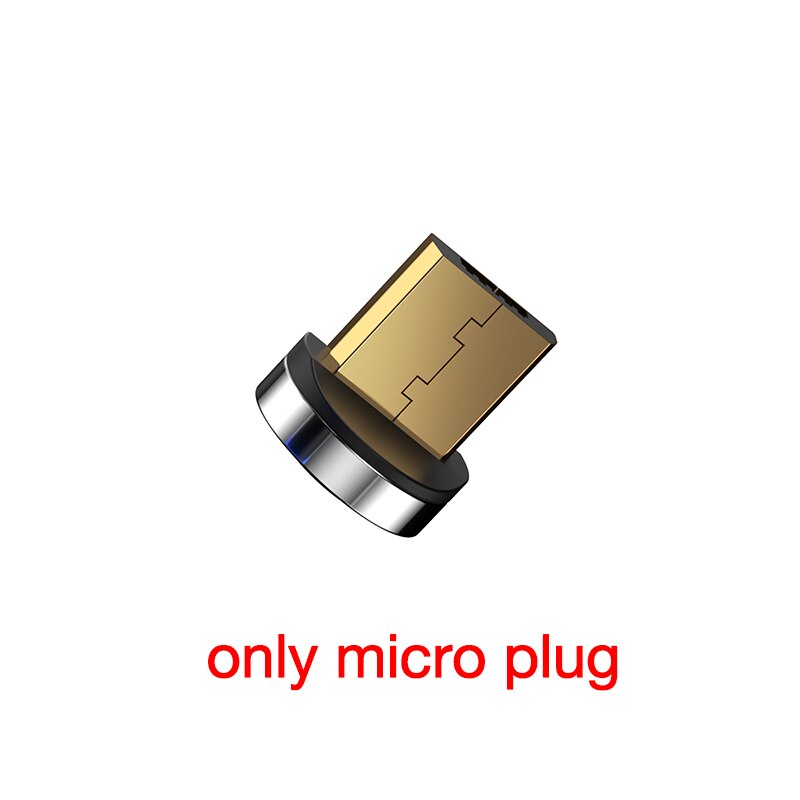 CAFELE QC3.0 LED Magnetic USB Cable for iPhone USB Type C Micro Cable 3A Fast Charging Cables for Huawei Samsung Xiaomi Oneplus: For Micro plug
