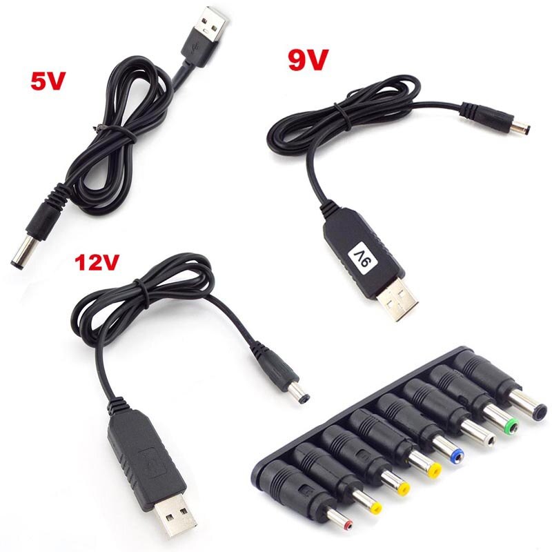 Usb Naar Dc Kabel Universele Usb Naar Dc Jack Oplaadkabel Stekker Connector Adapter Voor Router Mini fan Speaker