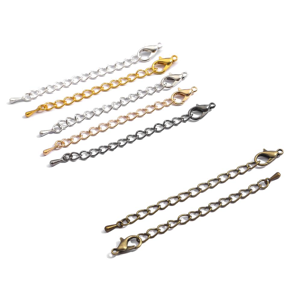 Gold Plated Necklace Extender Chain – Lobster Clasp, Cable Chain, Jewelry Extension (2-Inch?)